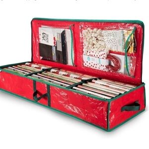 Zober Christmas Gift Wrap Box Organizer